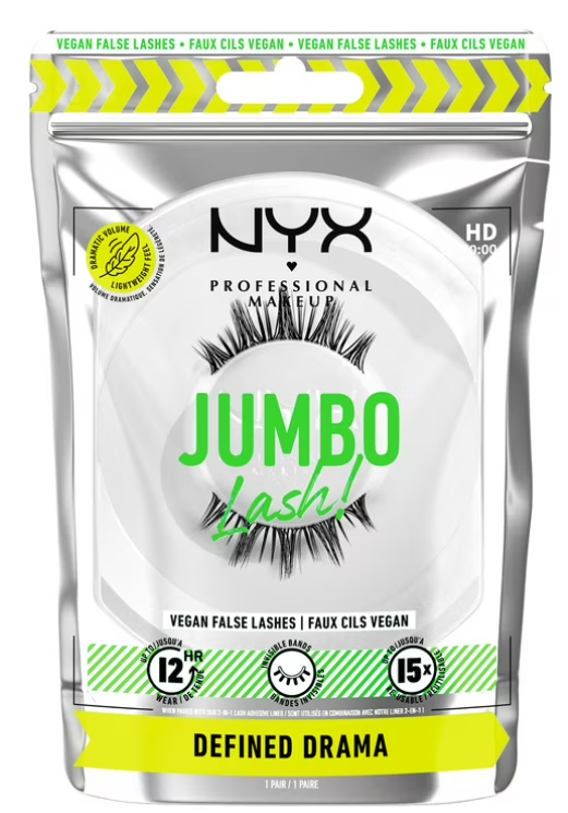 💥NYX Jumbo Lash! Vegan False Lashes (Defined Drama) - Case Packed Lot (72 units)