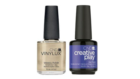 Mixed CND Vinylux Weekly and Creative Play Gel Polish