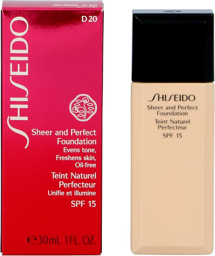 🎉Flawless Finish Awaits: Shiseido’s Sheer & Perfect Foundation D20 Lot #4402 - (36 units)