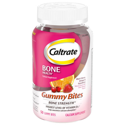 💊 Caltrate 500mg Calcium Gummy Bites 50ct | EXP: 04/2026 #6315 (62 units)