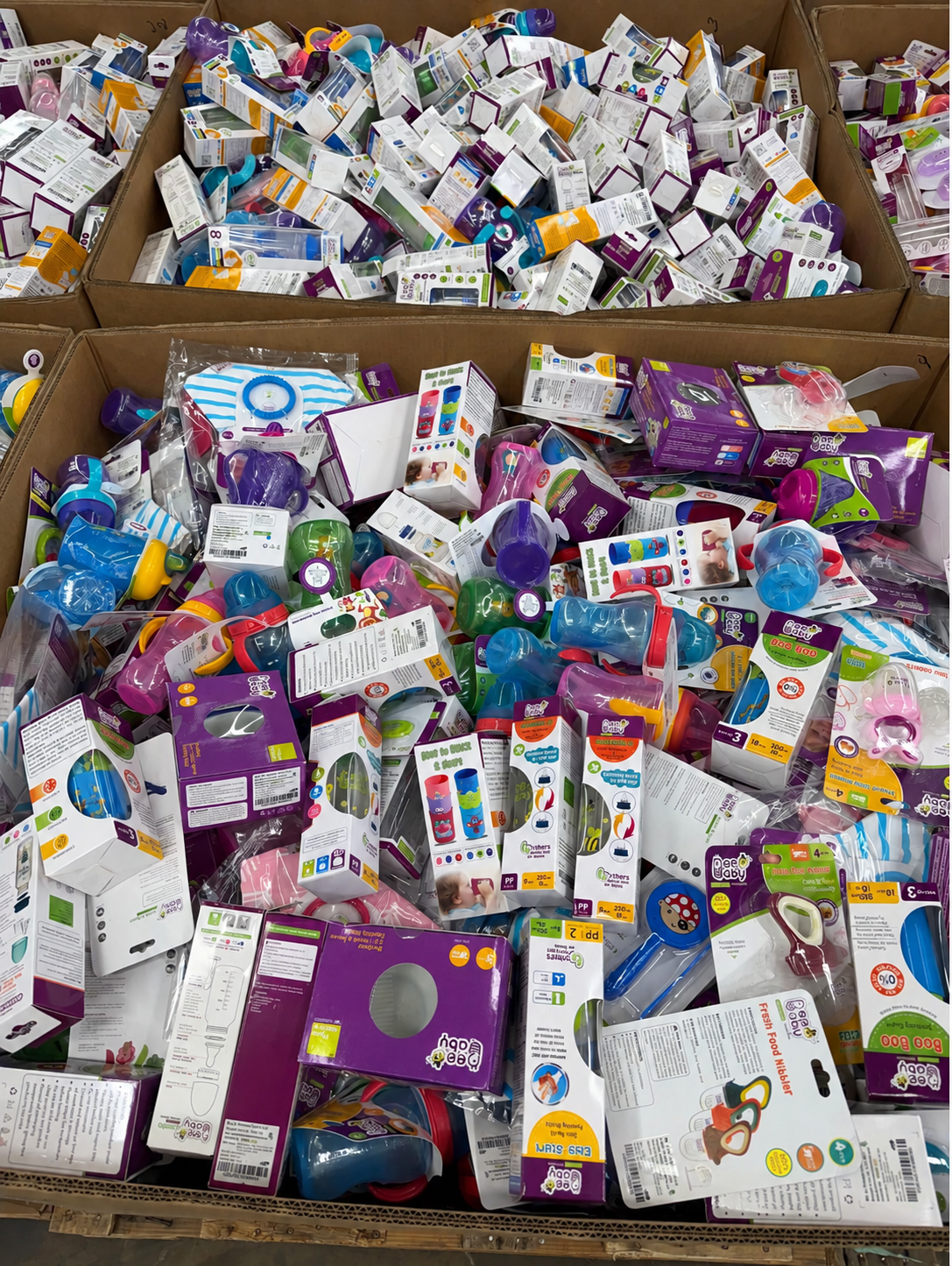 BeeBaby Premium Baby Care Liquidation Pallet – Bottles, Feeding Essentials & More (1000 Units)