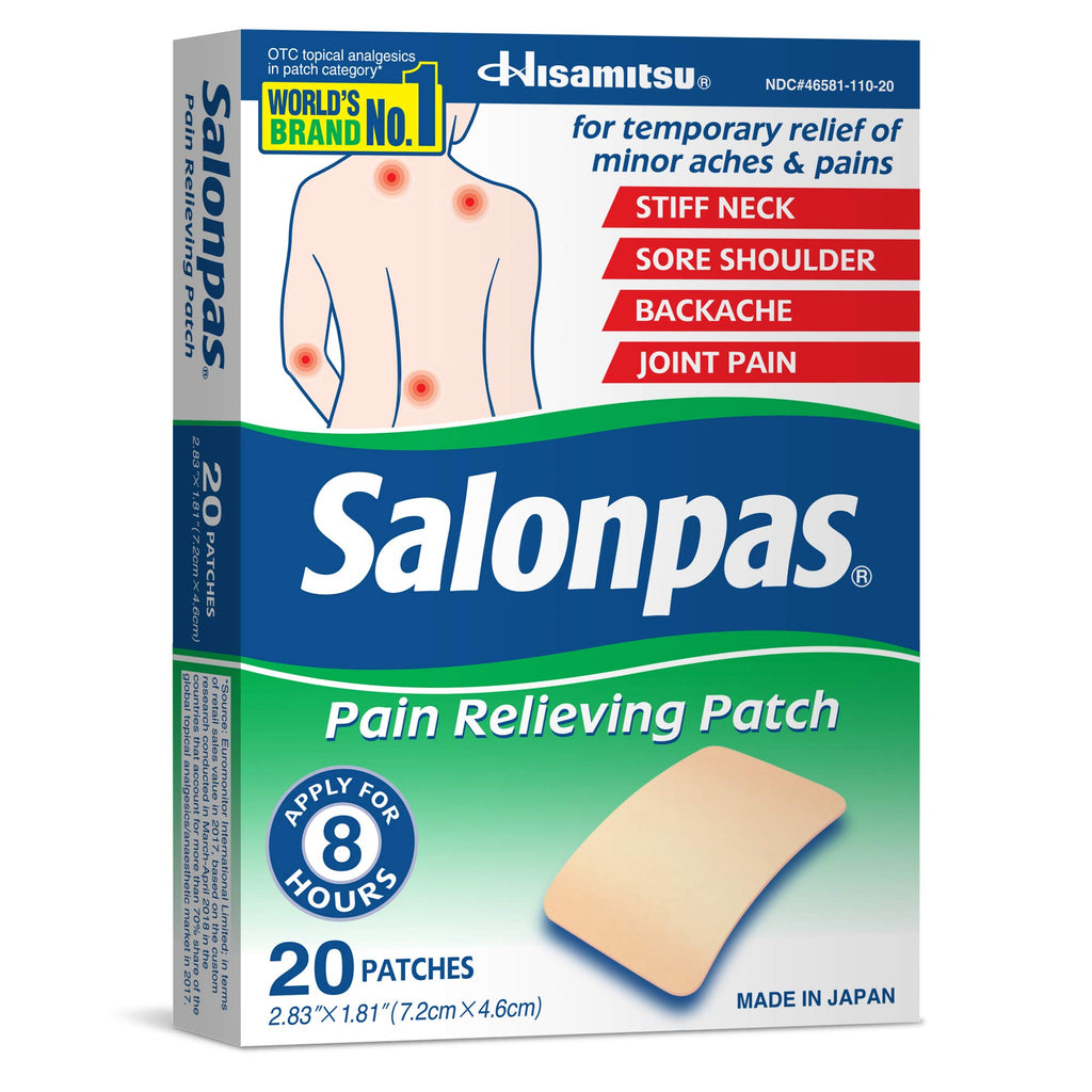🌟 Salonpas Pain Relief Patches – 20 Count Boxes #5802 (52 units) - Image 1