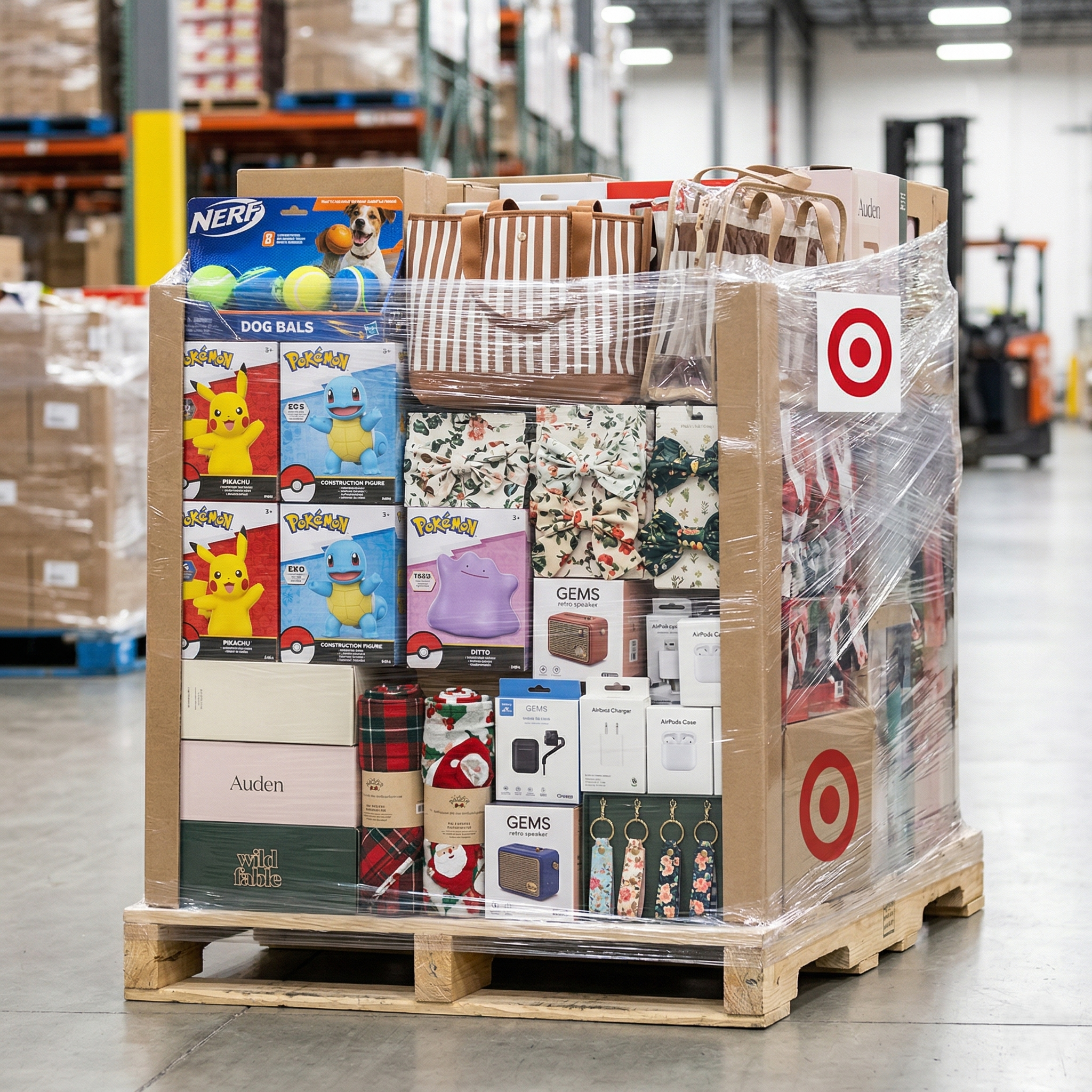 💎Manifested Target Reseller Pallet | Heyday Tech, A New Day Bags, Pokemon & Funko POPs #6276 (1165 units)