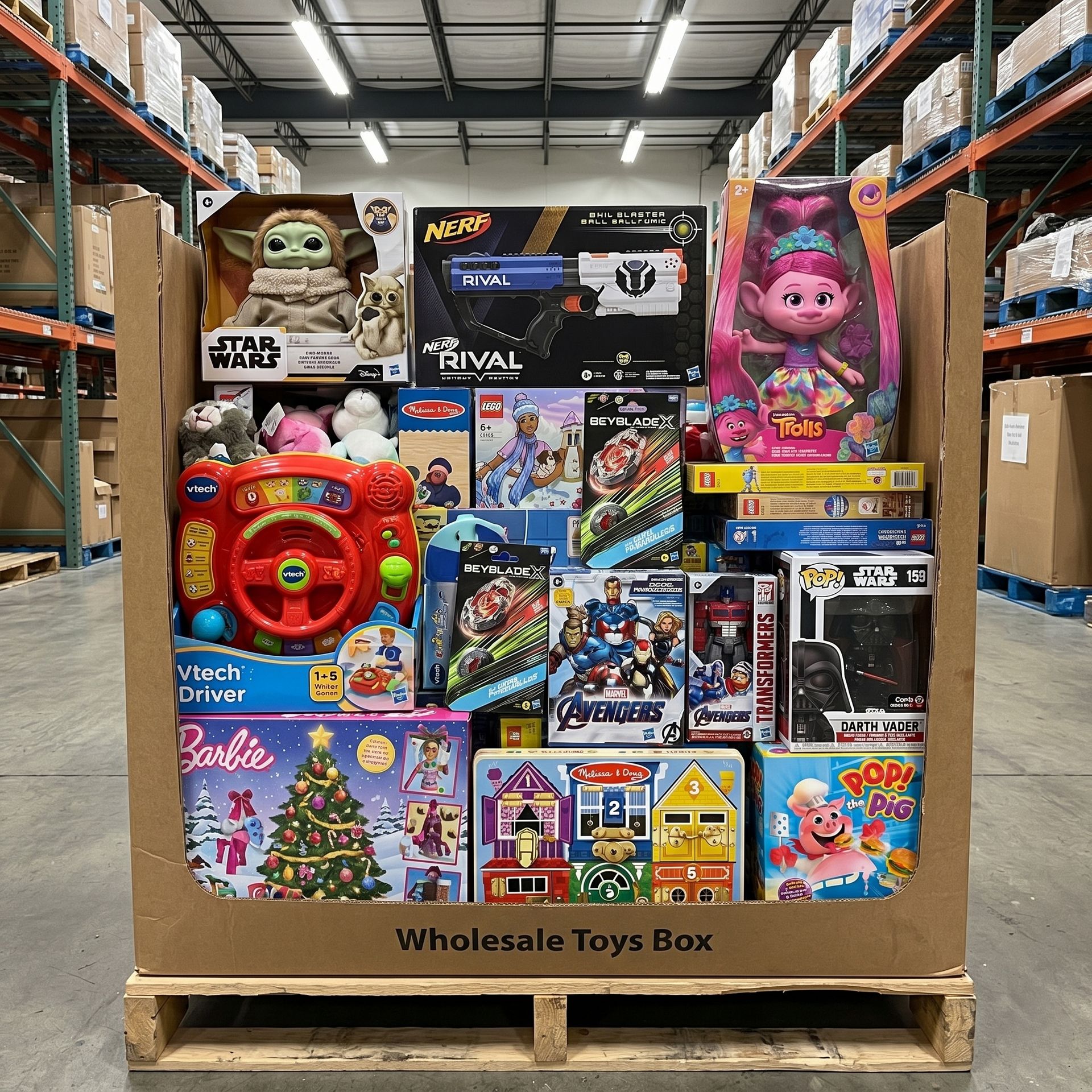 🎨Toy & Hobby Wholesale Liquidation Pallet – LEGO, Barbie, & Melissa & Doug #6420 (322 units) - Image 11