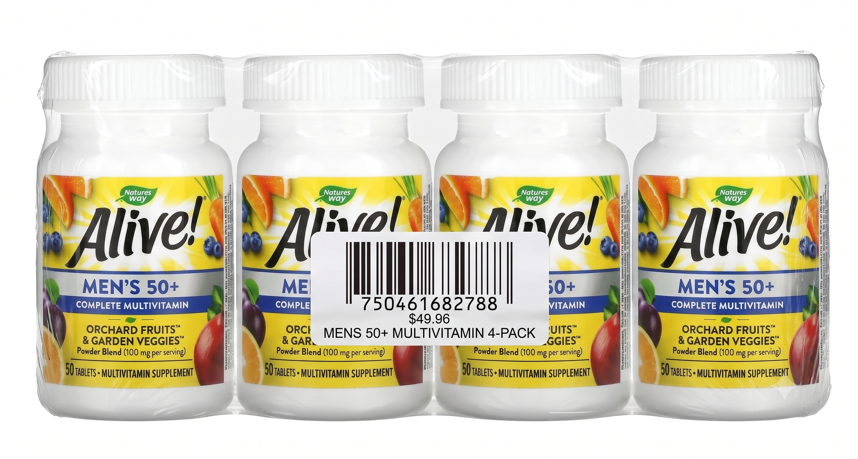 ⚡Nature's Way Complete Men's 50+ Multivitamin 50 Count 4 Pack Pallet #6534 (175 units)