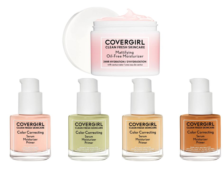 🌿 CoverGirl Clean Fresh Skincare | Color Correcting Serums & Moisturizers #6044 (85 units) - Image 1