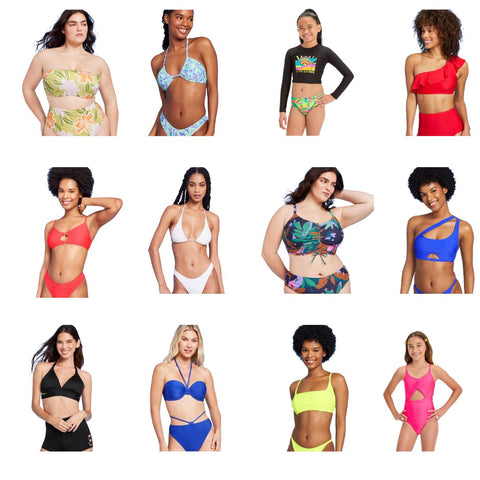 👙 Target Manifested Swimwear Lot #5092 - Wild Fable, Shade & Shore (125 units) - Image 1