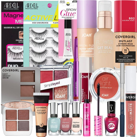 💋 The Glam Mix Beauty Bundle | Makeup • Nails • Lashes (500 units) - Image 1