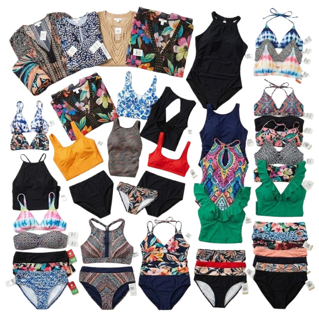 👙Macy's Swimwear Lot | Featuring Tommy Bahama, Michael Kors, Salt Cove, Roxy (100 Units) - Image 1