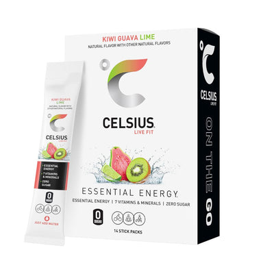 📦 CELSIUS Kiwi Guava Lime 14 CT - Expiration Date JUNE 2026  #6370 (98 units)