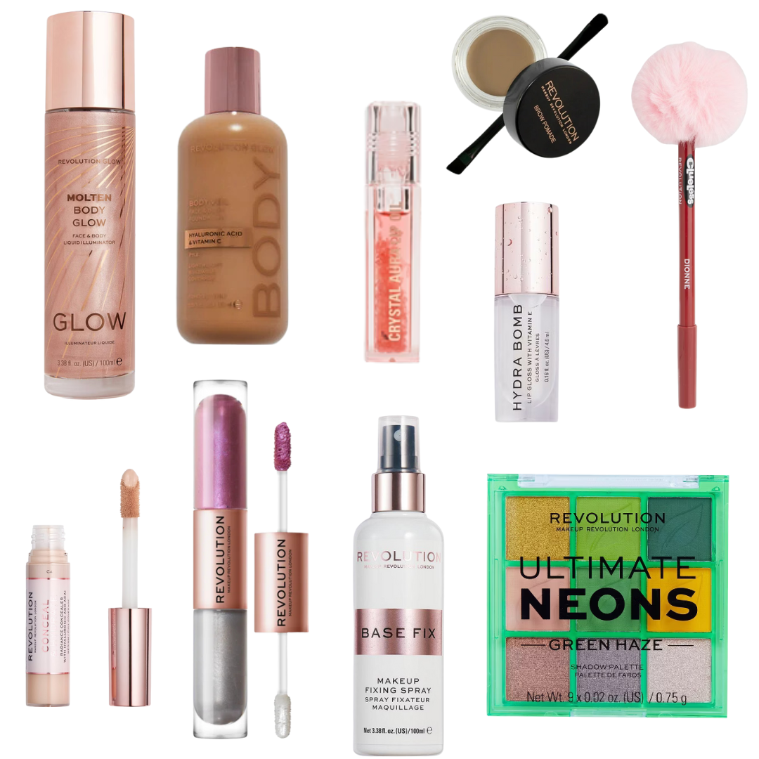 ✨ Revolution Beauty Lot – Makeup & More - Facory Sealed & Manifested #5777 (115 units)