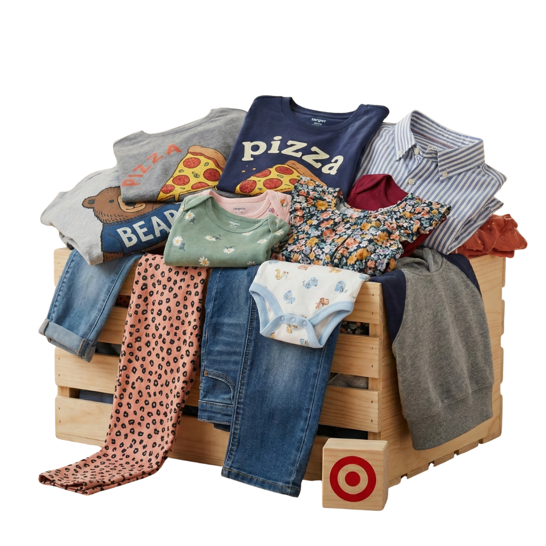 🧦🎽👖Target Kids Clothing Assortment - Assorted Sizes & Styles (120 units)