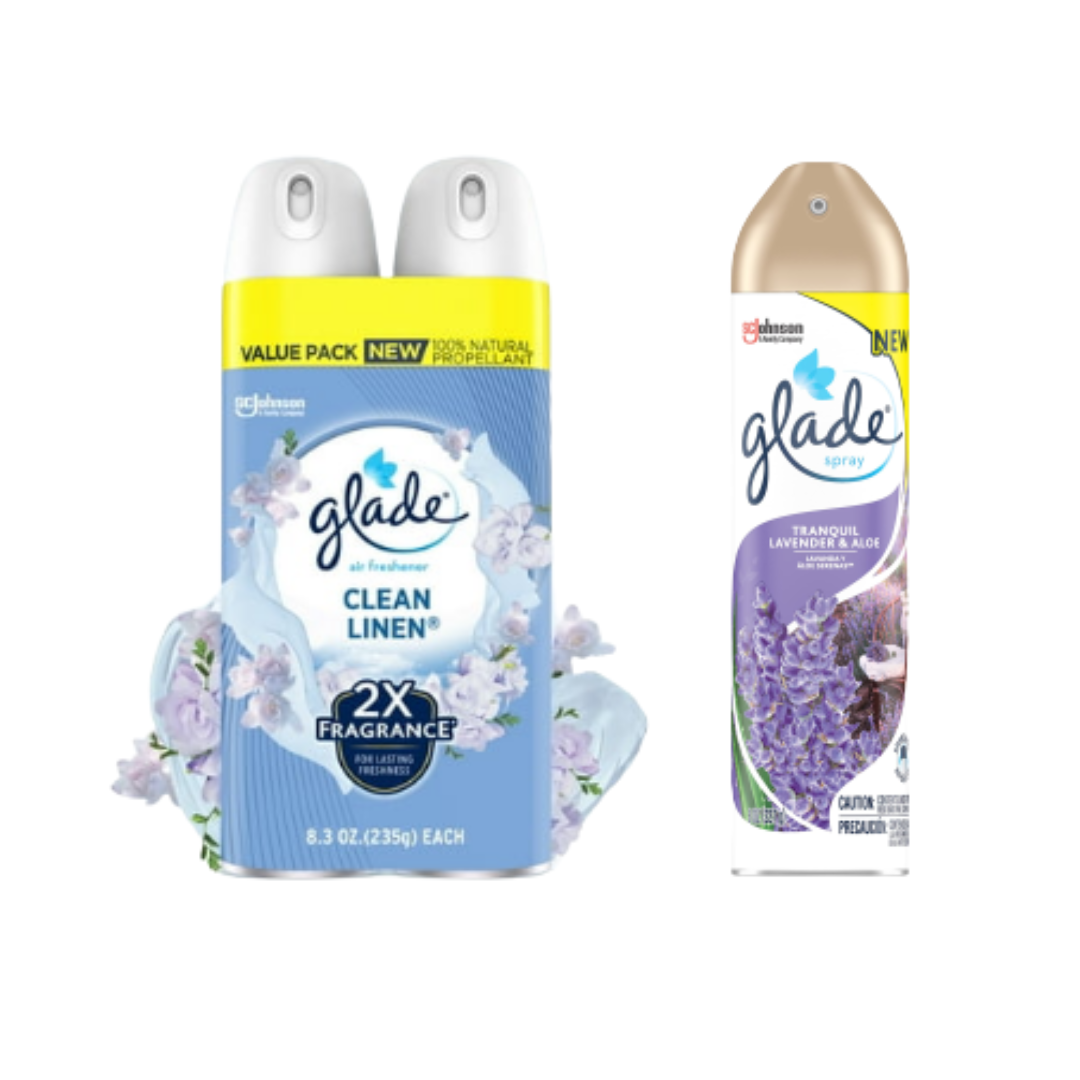 🌬️ Quick-Flip Room Spray Supply featuring Glade #6508 (92 units)