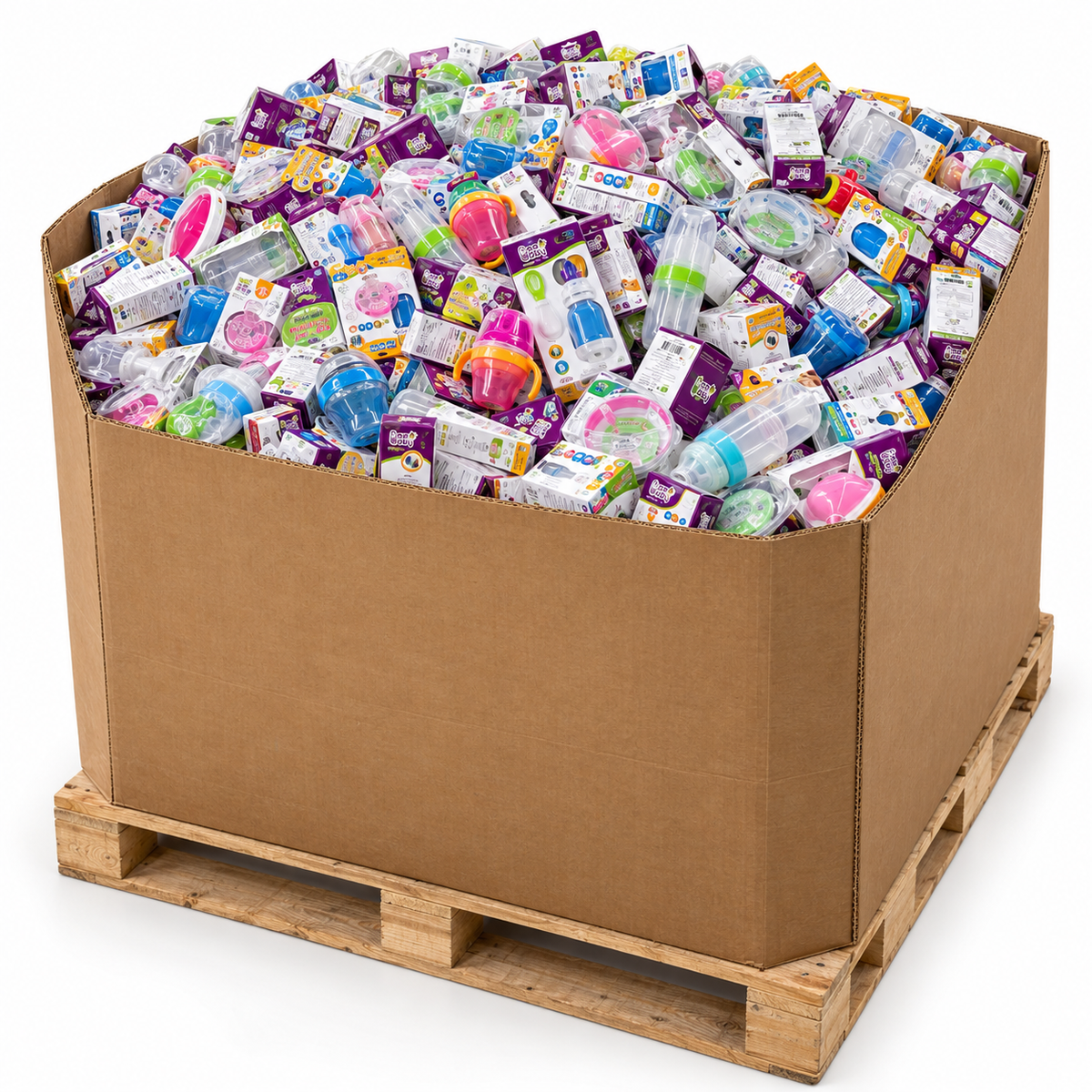 BeeBaby Premium Baby Care Liquidation Pallet – Bottles, Feeding Essentials & More (1000 Units)
