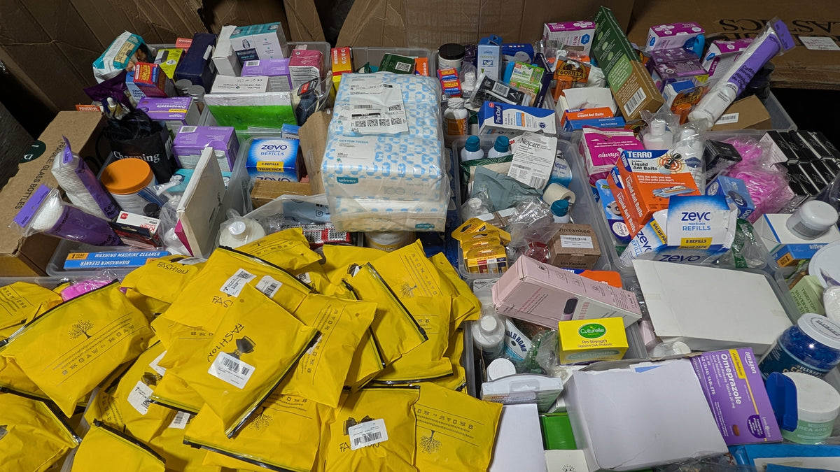 Amazon Raw HBA &amp; Personal Care Liquidation Pallet (1300 Units)