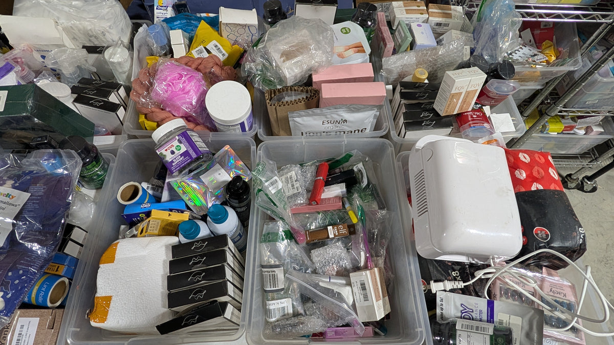 Amazon Raw HBA &amp; Personal Care Liquidation Pallet (1300 Units)