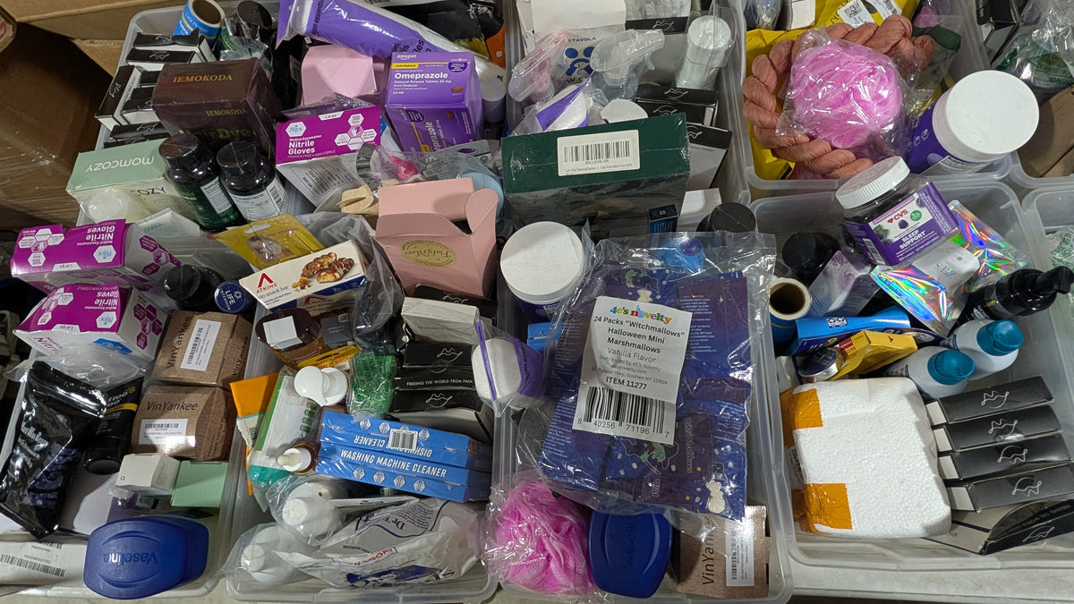 Amazon Raw HBA &amp; Personal Care Liquidation Pallet (1300 Units)