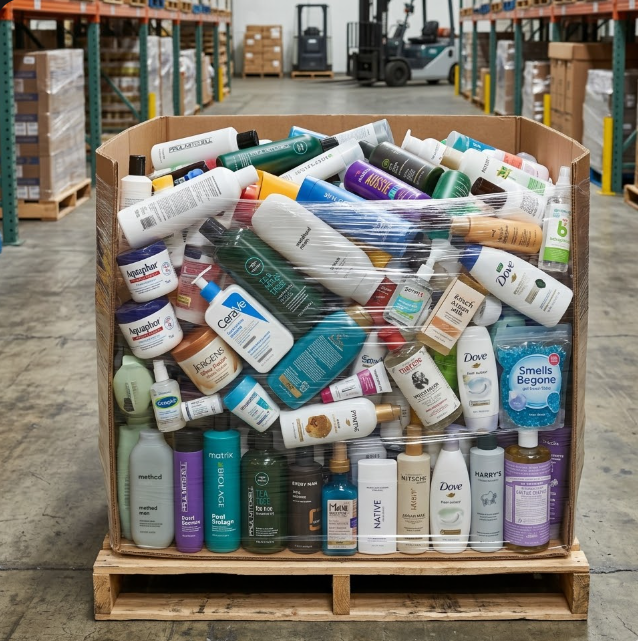 Manifested Personal Care Pallet - Dove, CeraVe, Redken & Dr. Bronner's #6313 (1184 units)