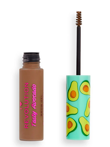 🥑 Revolution Tasty Avocado Brow Gel – Ash Brown, Perfect Your Brows! (Case Packed) 72 Units