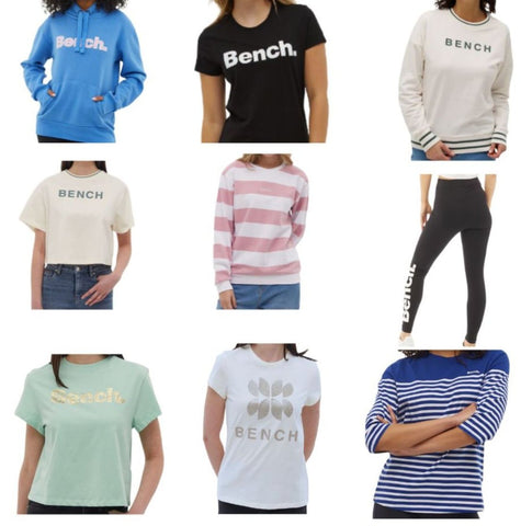 💎👚 Bench Women's Apparel Bundle: Stylish New with Tags Clothing (50 High-Value Items)