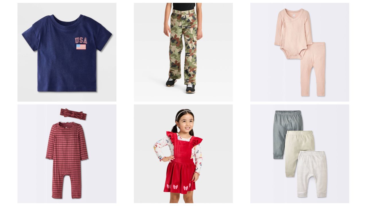 🎈 Targt Kids Clothing Collection: Cloud Island and Cat & Jack & More #6513 (200 units) - Image 1