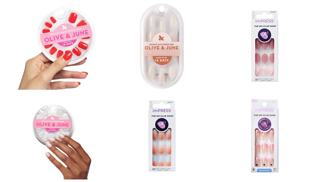 📦 Wholesale Salon Haul | Olive & June Press-Ons & imPRESS Manicures #6111 (175 units) - Image 1