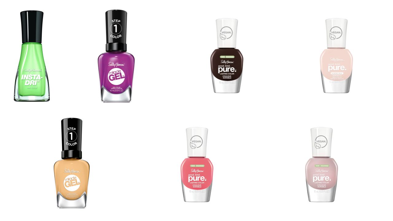 💅 Sally Hansen Nail Polish Lot | Miracle Gel, Good. Kind. Pure. & Insta-Dri #6074 (150 units) - Image 1
