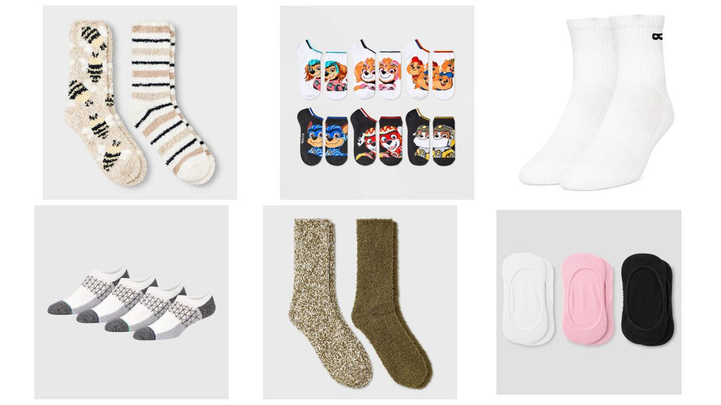 🧦 Manifested Target Socks Lot – Variety of Styles & Sizes #5829 (70 units) - Image 3