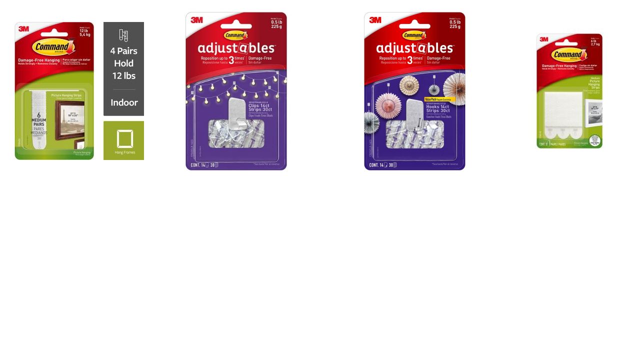 🔩Manifested Command Strips & Hooks Resale Bundle - No Nails, No Problem  #5487 (175 units) - Image 1