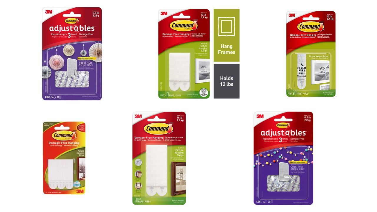 🛠️ Bulk Command Brand Assortment | Mixed Hooks, Clips & Mounting Strips #6051 (400 units) - Image 4