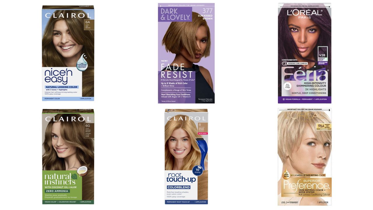 👩‍🦰Top-Brand Hair Dye Assortment Bundle: L'Oreal, Garnier & SoftSheen #6482 (90 units) - Image 1