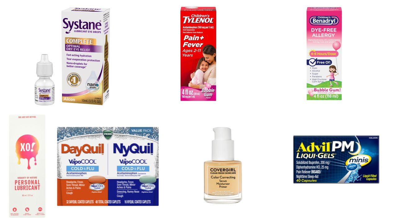 📦 Mixed Drugstore Haul | Allegra, Vicks, Covergirl & Tylenol #6095 (100 units) - Image 1