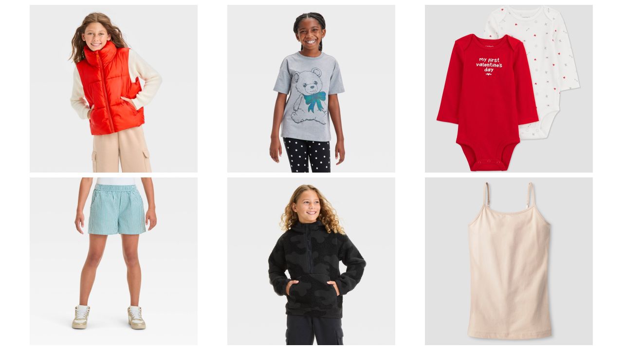 🧦🎽👖Target Kids Clothing Assortment - Assorted Sizes & Styles (120 units)
