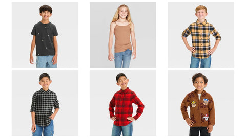 🎒 School-to-Season Target Kids Mix — Flannels, Denim, Leggings, PJs  #5869 (130 units) - Image 2