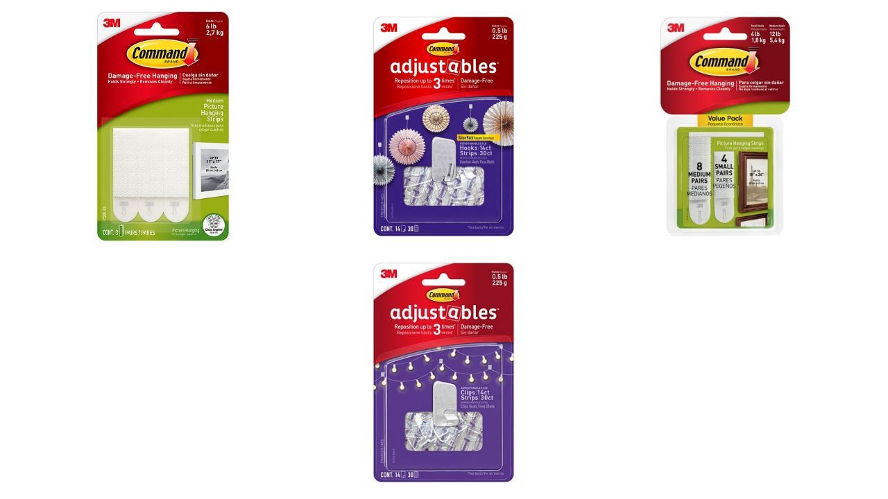 🛠️ Bulk Command Brand Assortment | Mixed Hooks, Clips & Mounting Strips #6051 (400 units) - Image 3