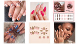 ✨ Manifested Nail Overload – Long Coffins, Chrome French Tips & 3D Charms #5474 (135 units) - Image 2