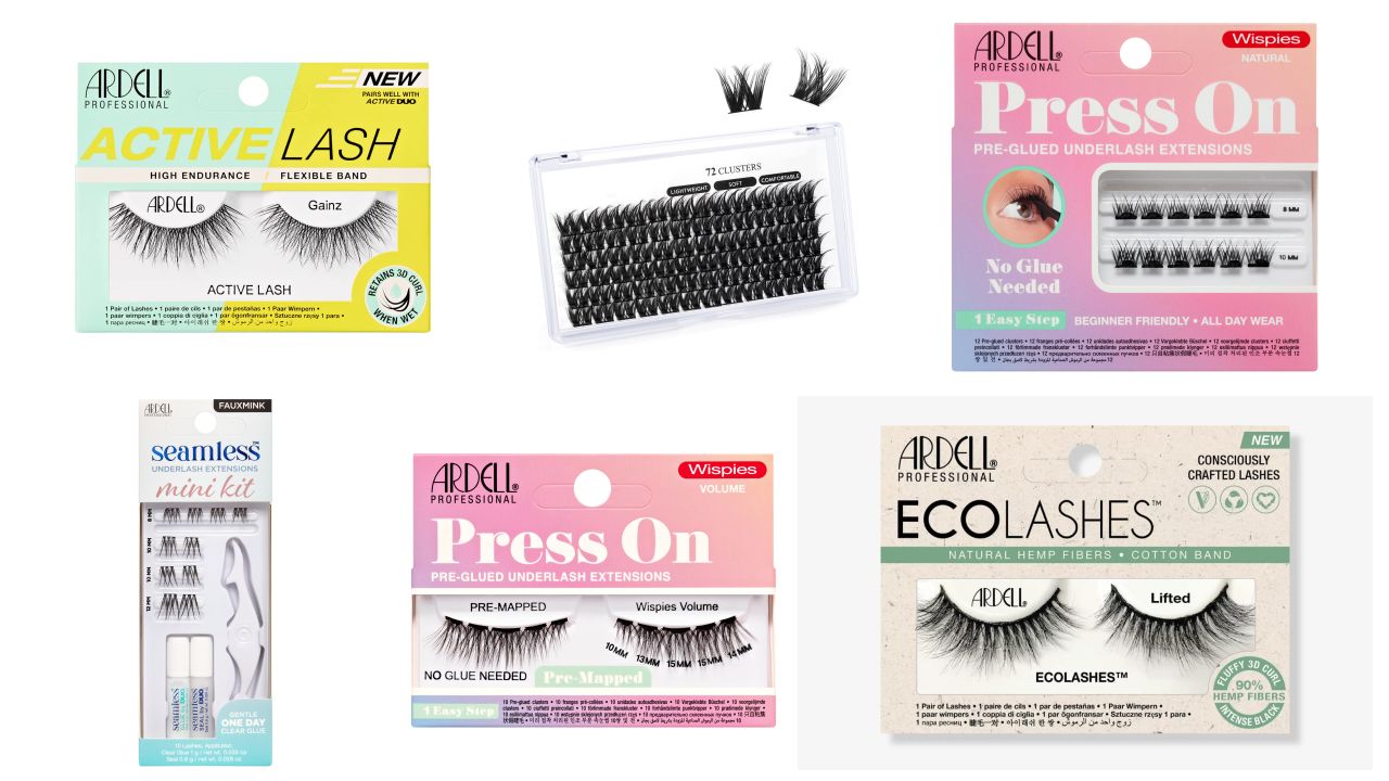 💖 Eyelash Lot | NWT Ardell Lashes | Strips, Clusters & Glue Kits #6262 (135 units) - Image 1