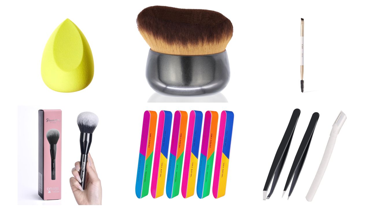 🪞 Manifested Mixed Makeup Tools & Cosmetics Lot #6033 (175 units) - Image 2