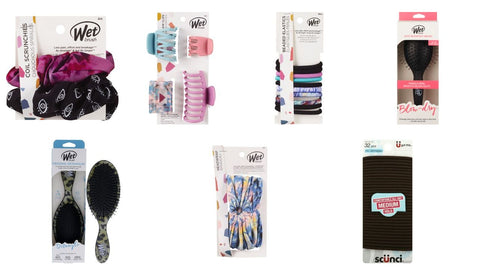 🪮 Manifested Hair Accessories Lot – Wet Brush & Scunci Assortment #5734 (76 units) - Image 1
