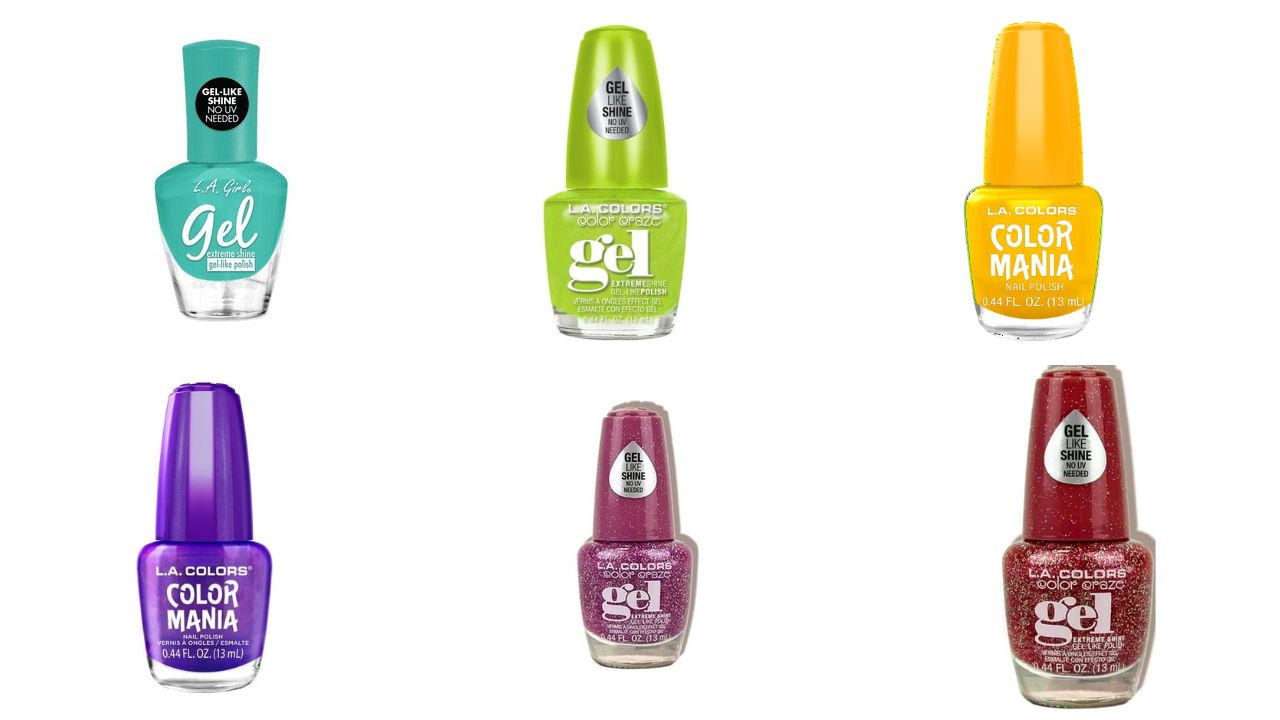 🌈 Manifested Nail Color Lot – L.A. Girl + L.A. COLORS Favorites #5559 (155 units) - Image 1