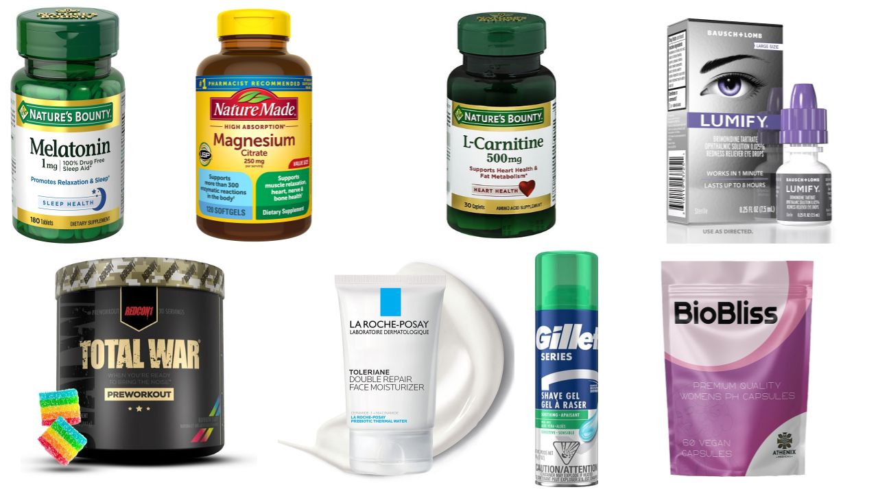 🌿 Mixed Personal Care Lot | La Roche-Posay, Supplements & Hygiene #6114 (115 units) - Image 3