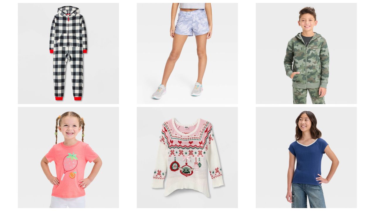 🧦🎽👖Target Kids Clothing Assortment - Assorted Sizes & Styles (120 units)