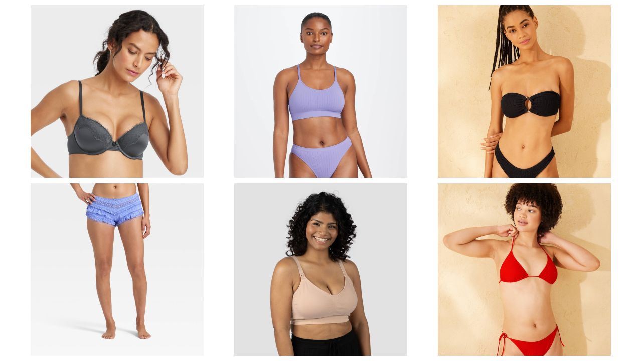 🩱 Manifested Target Undergarments Lot – Bras, Bralettes, Lounge & Intimates #6034 (77 units) - Image 1