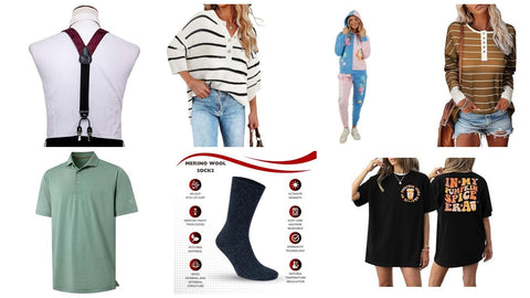 ✨ Trendy Manifested Amazon Fashion Lot – Hoodies, Dresses, Socks & More! #5382 - (90 units) - Image 1