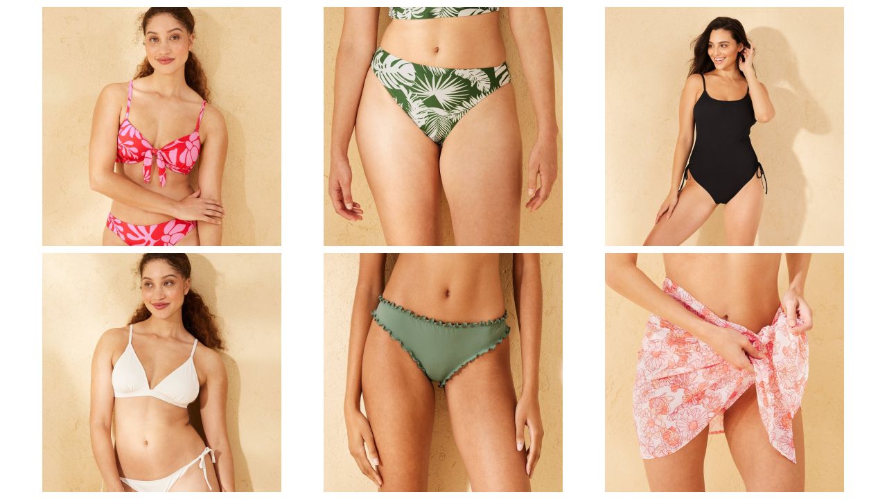 ☀️ Trendy Target Beachwear Box | Plus Size Swim, Animal Print & Ribbed Bikinis #6079 (86 units) - Image 2