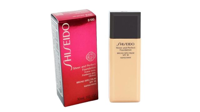 Shiseido Sheer & Perfect Foundation Very Deep Beige B100