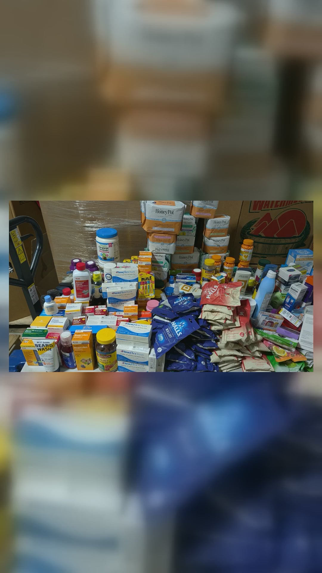 Load video: National Drugstore Personal Care, OTC &amp; Wellness Liquidation Pallet (1500 Units)